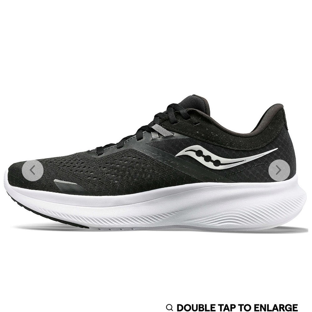 Saucony Ride 16 Black Womens - Picture 8 of 11
